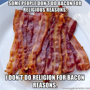 Bacon your pardon